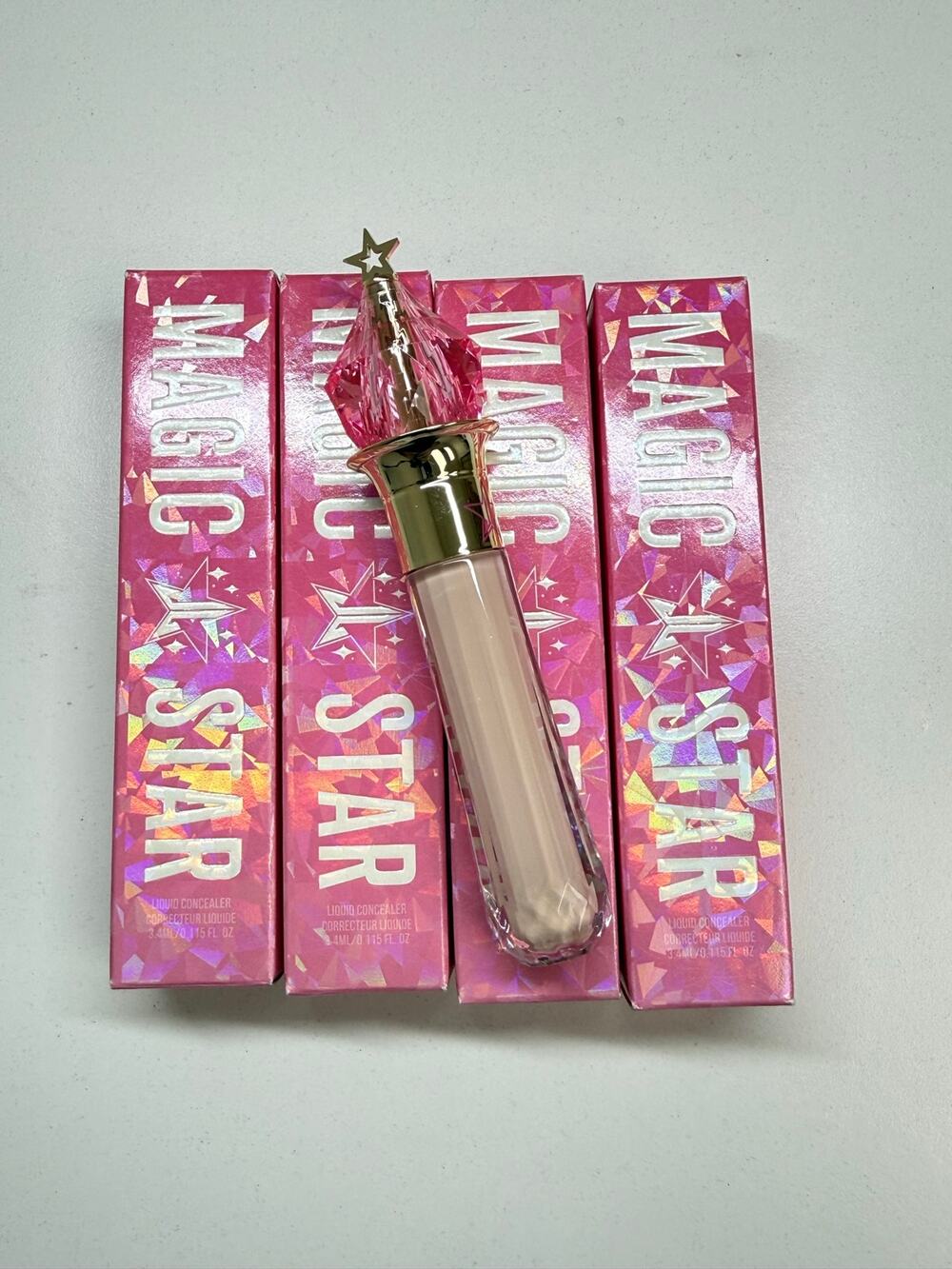 C12 Bundle of 4 Jeffree Star Magic Star Full Pigment Concealer in Shade C12